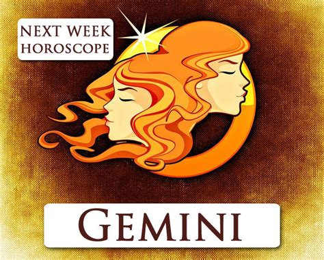 Guess which of the following answers refers to <b>Gemini</b>! You are going to a party where you won't know many people. . Gemini weekly love horoscope next week